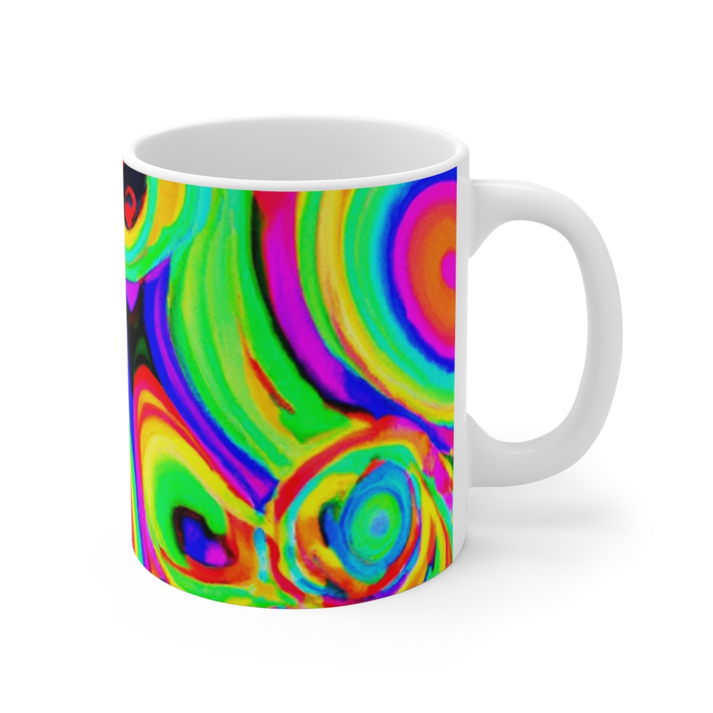 Java Joe's - Psychedelic Coffee Cup Mug 11 Ounce