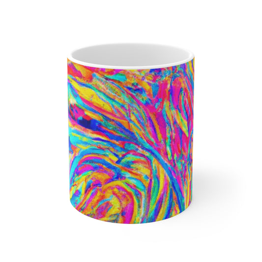 Brewster's Coffee Co. - Psychedelic Coffee Cup Mug 11 Ounce