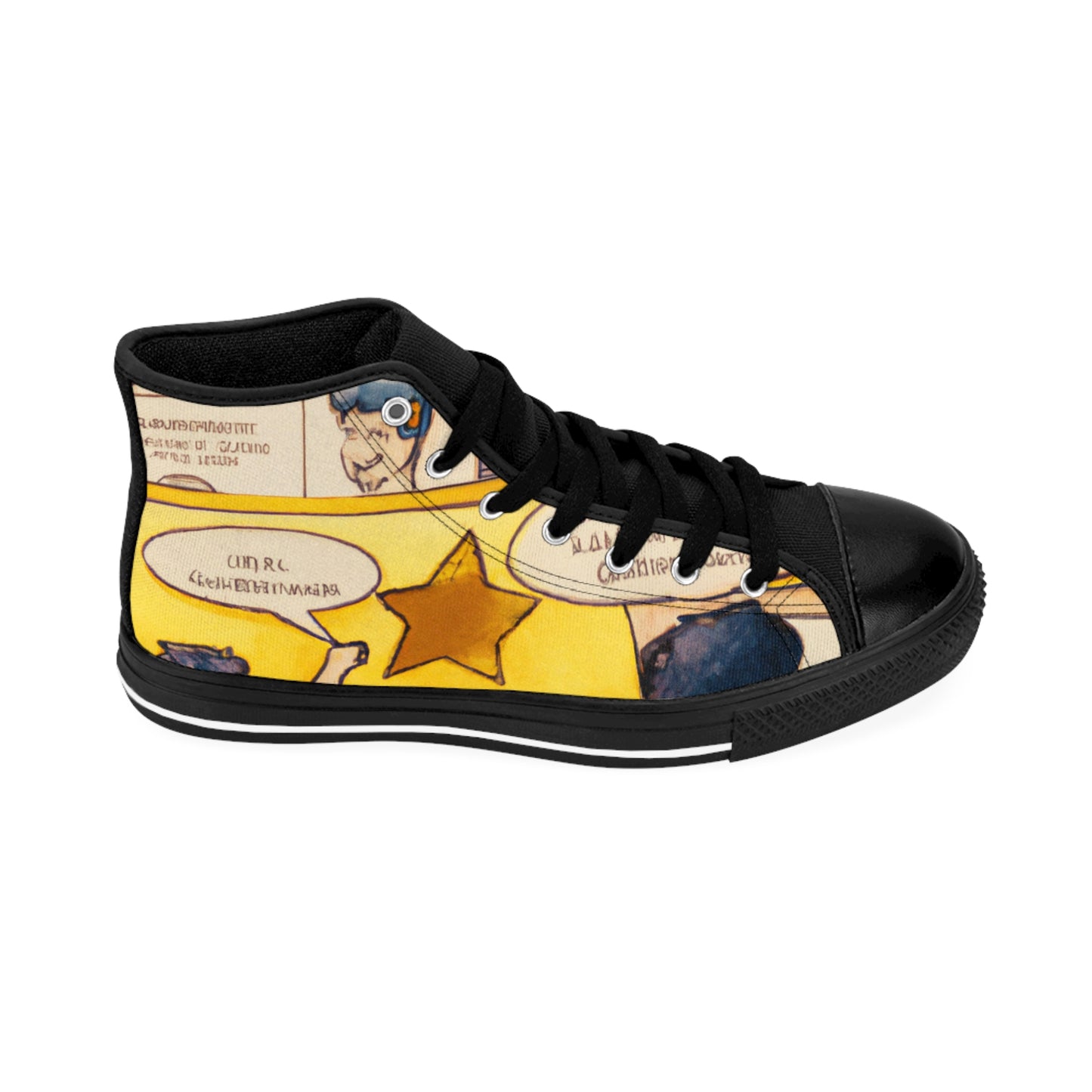 .

Ivorian de Courvoisier - Comic Book Hi Tops