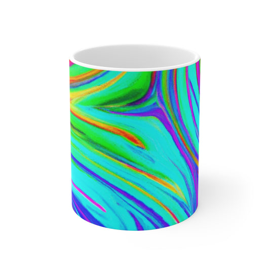 Winston's Vintage Brews - Psychedelic Coffee Cup Mug 11 Ounce