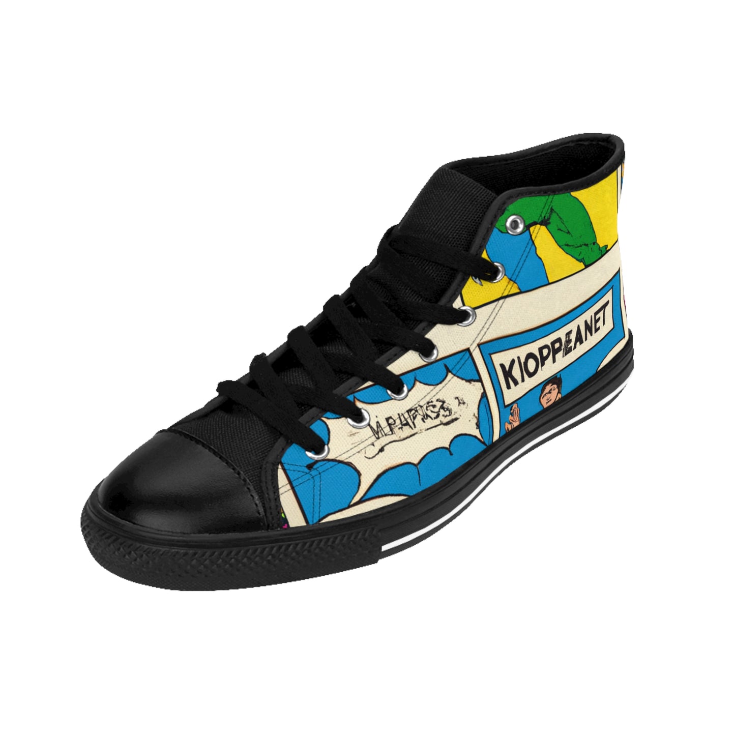 .

Owen de Footwear - Comic Book Hi Tops