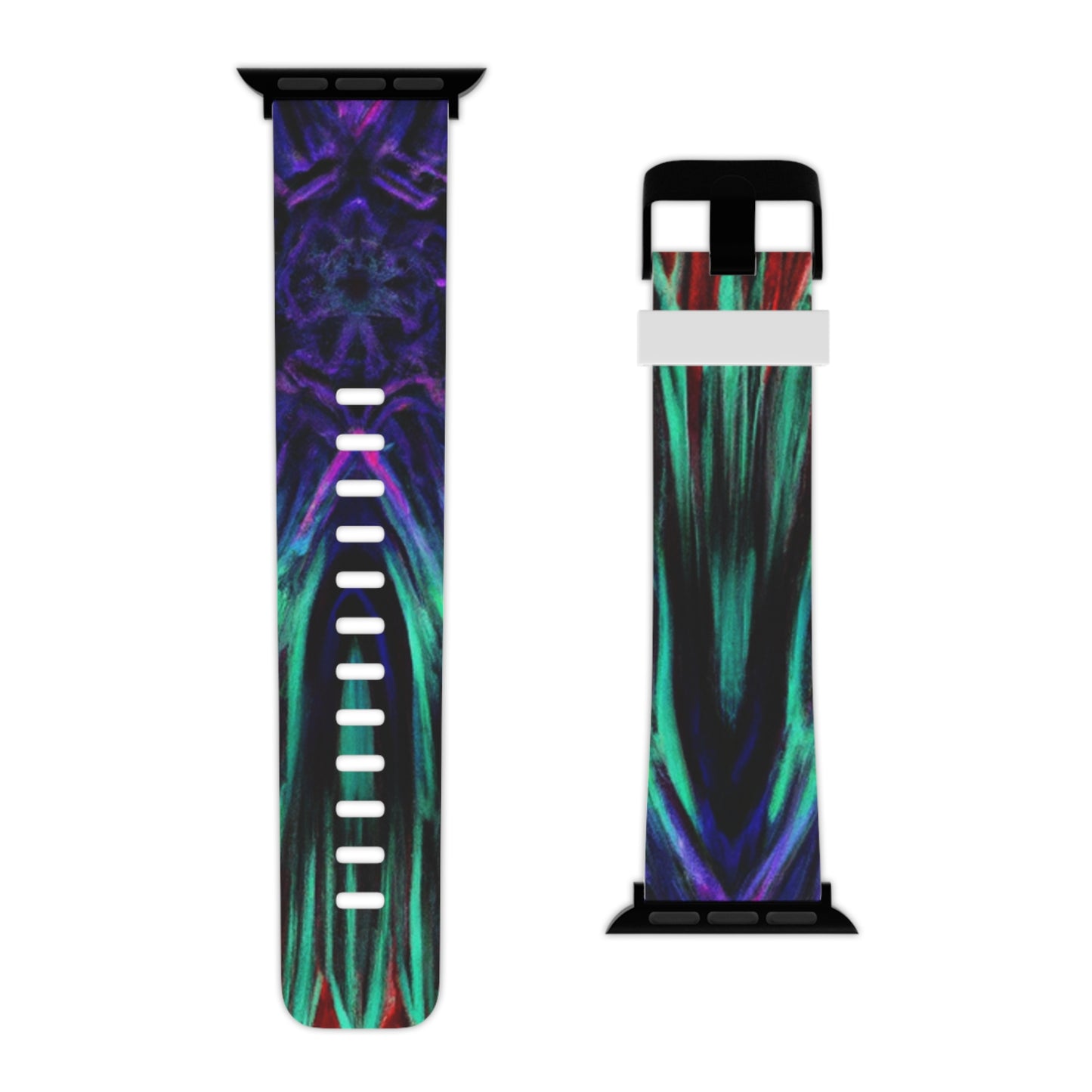 Henry or Henrietta Hurlburt - Trippy Hippy Boho Psychedelic Apple Wrist Watch Band