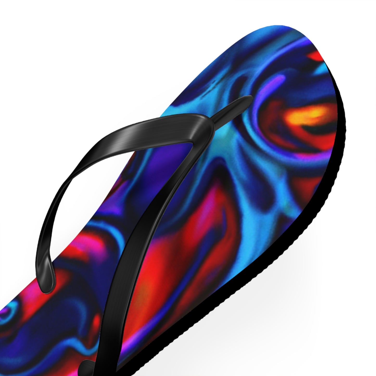 Sarah's Shoe Store - Psychedelic Trippy Flip Flop Beach Sandals