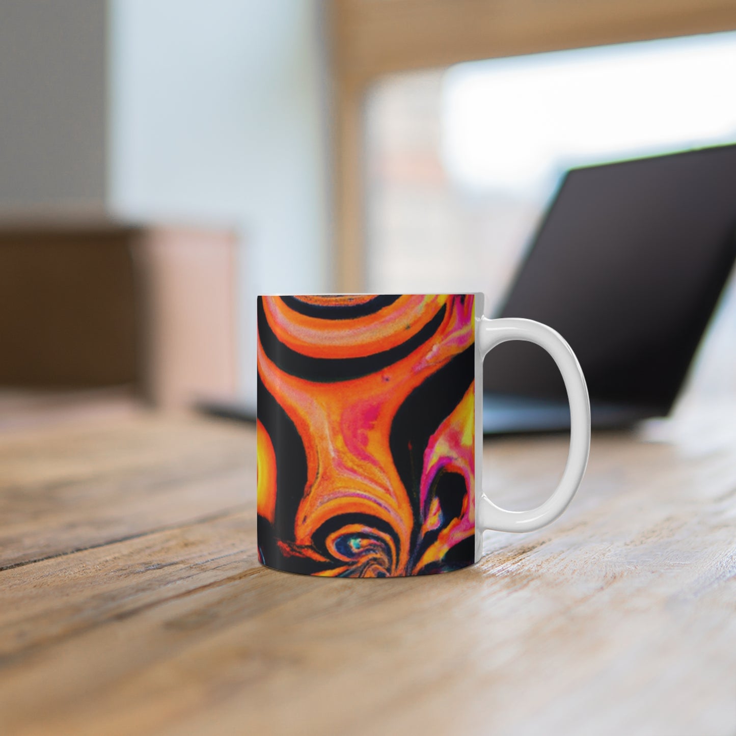 Jack's Supreme Coffeeworks - Psychedelic Coffee Cup Mug 11 Ounce