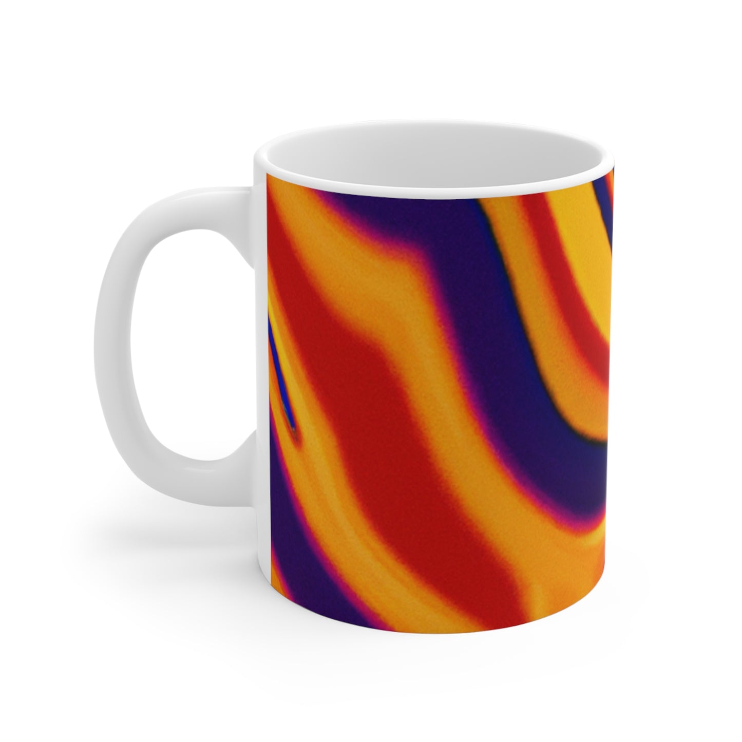 Maxwell's Freshly Roasted Coffee - Psychedelic Coffee Cup Mug 11 Ounce