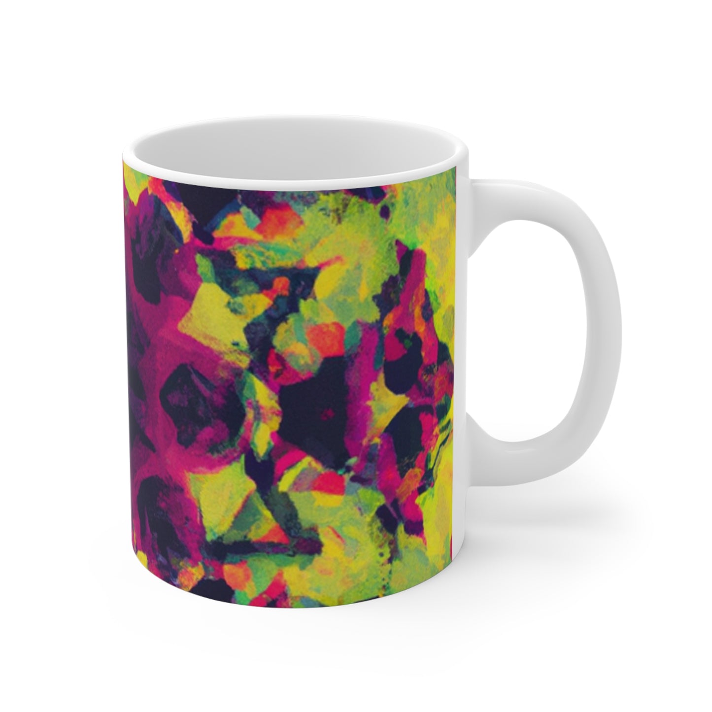 Perky Pete's Coffee - Psychedelic Coffee Cup Mug 11 Ounce