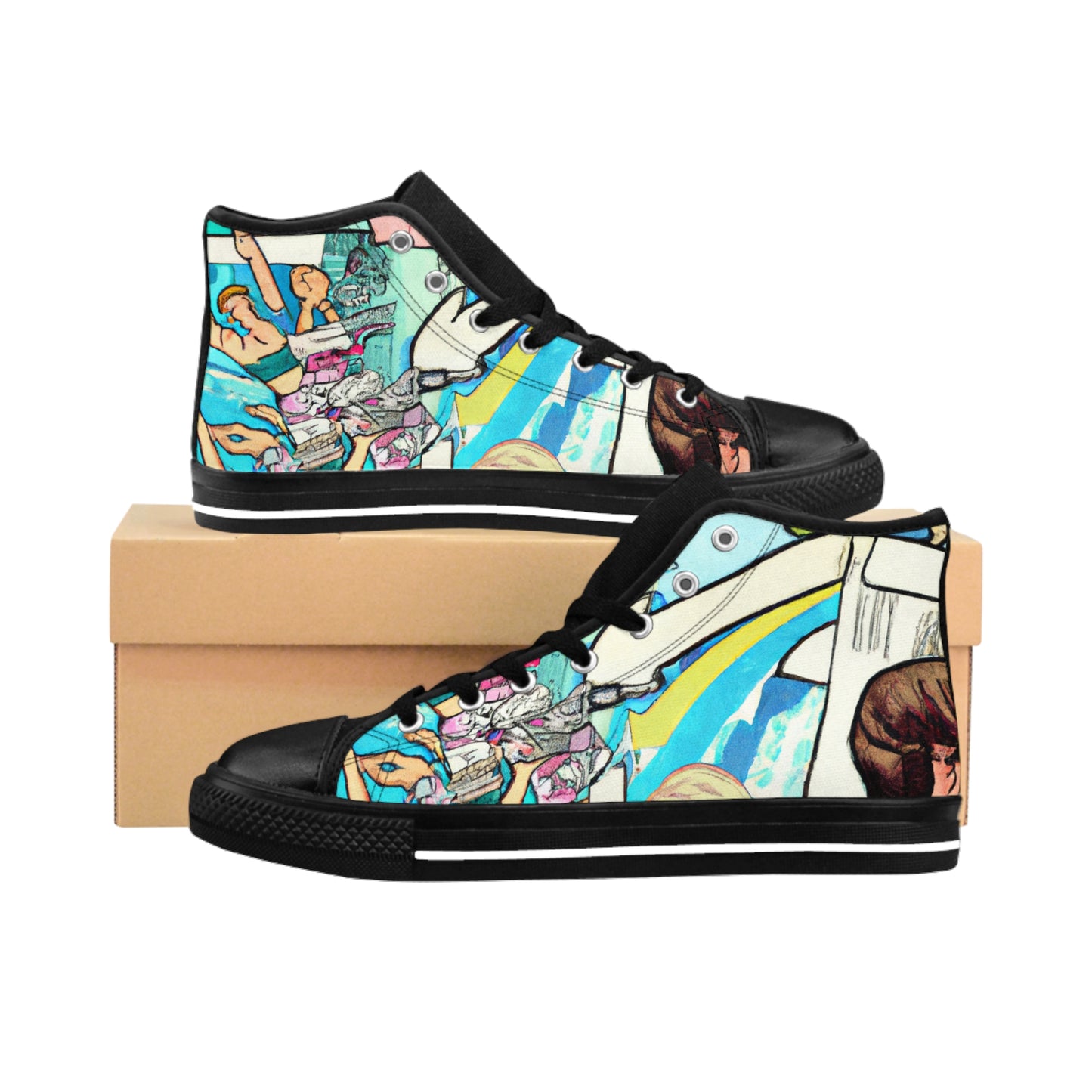 Sir Roger de Cypresswords - Comic Book Hi Tops