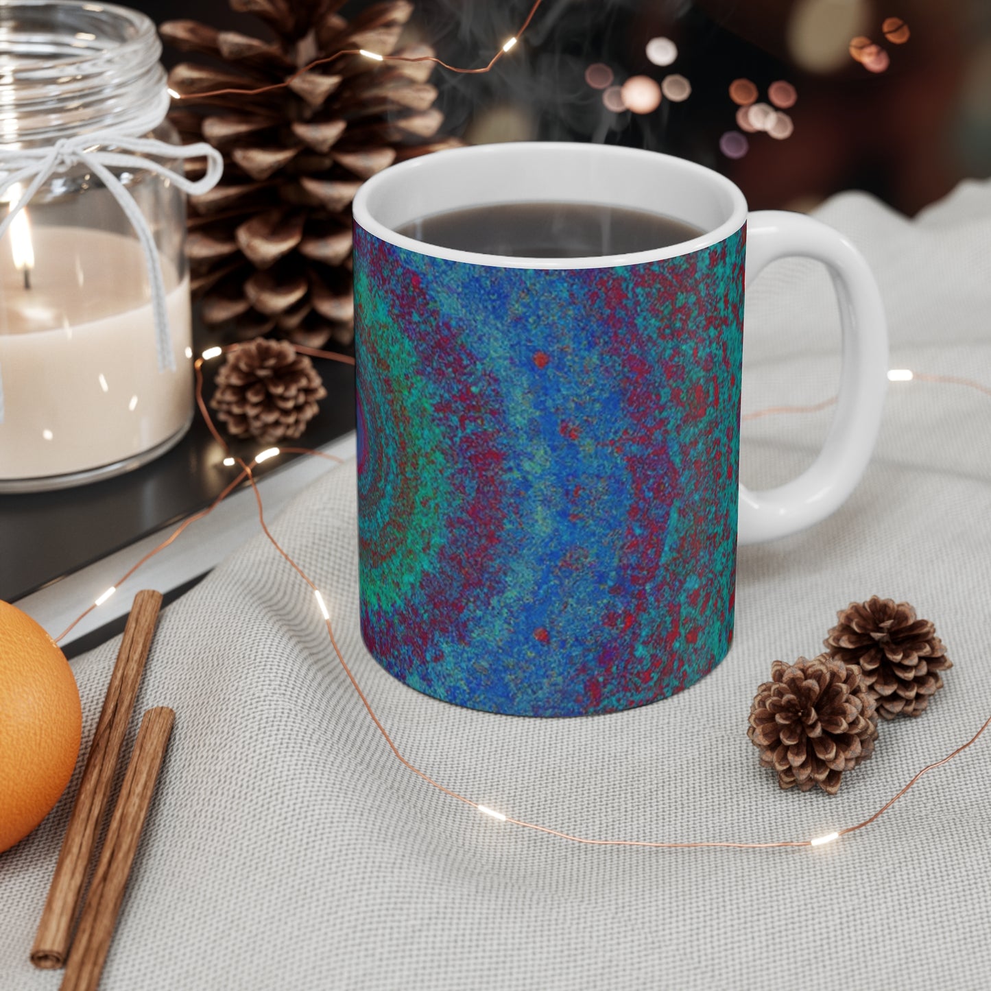 Dottie's Coffee - Psychedelic Coffee Cup Mug 11 Ounce