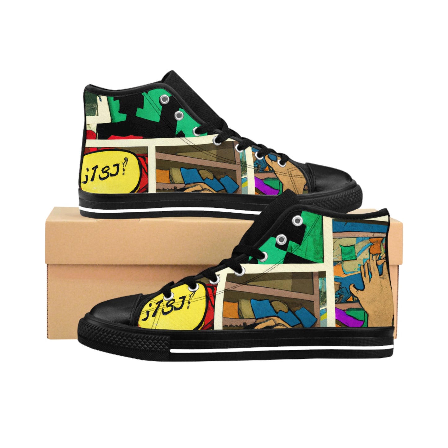 Edrik the Shoemaker - Comic Book Hi Tops