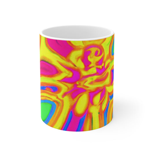 Mable's Mellow Java - Psychedelic Coffee Cup Mug 11 Ounce