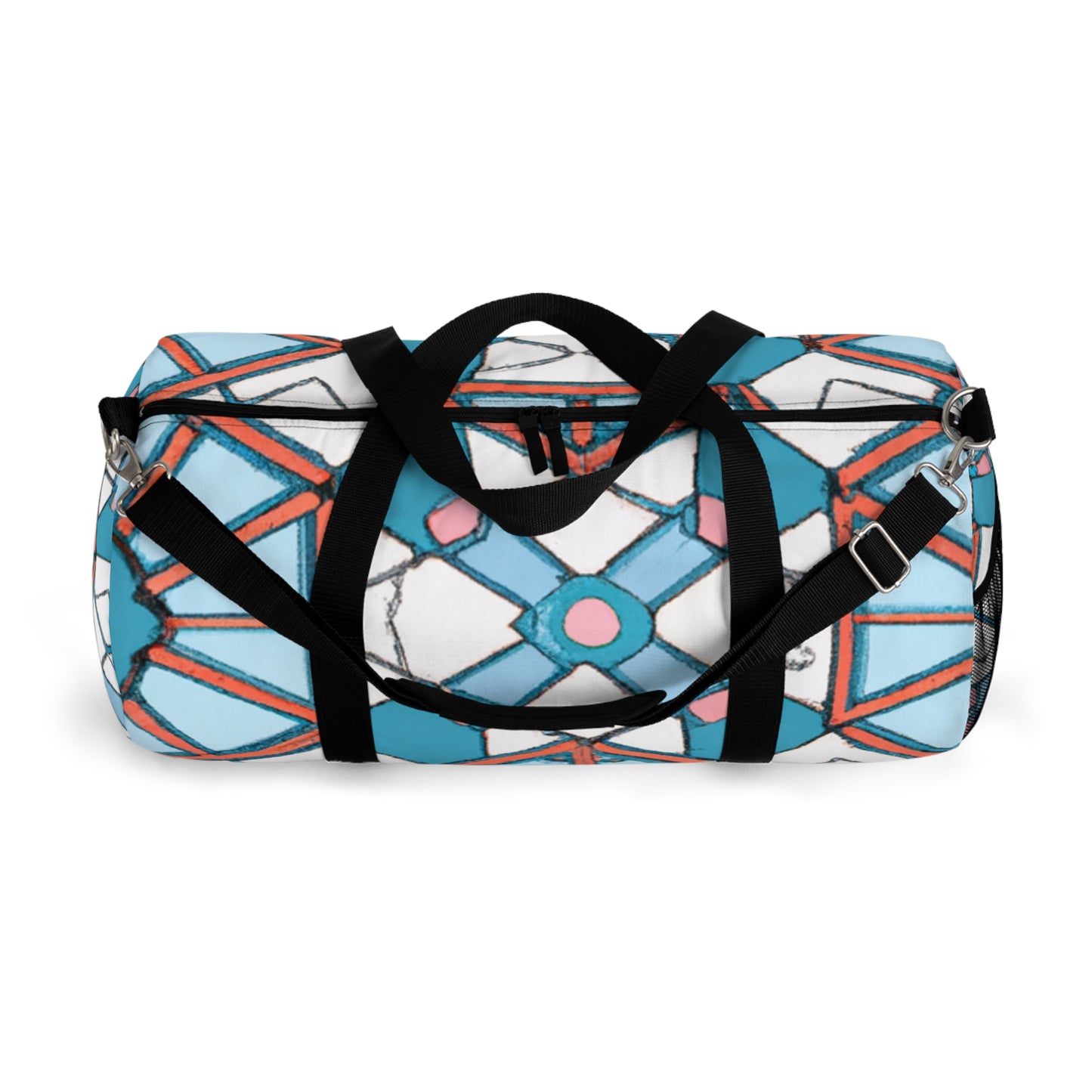 Abelard de Laceyshire - Geometric Pattern Duffel Travel Gym Luggage Bag