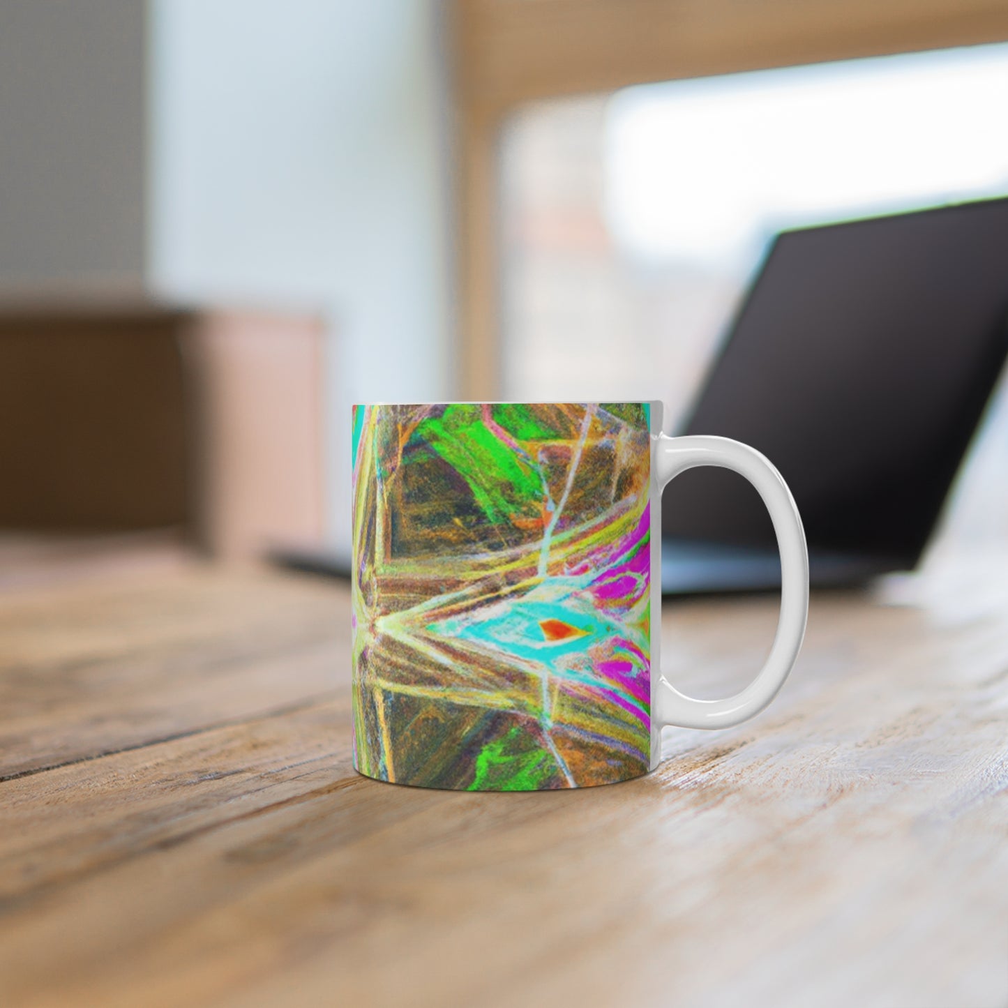 Josephine's Coffee Roasters - Psychedelic Coffee Cup Mug 11 Ounce