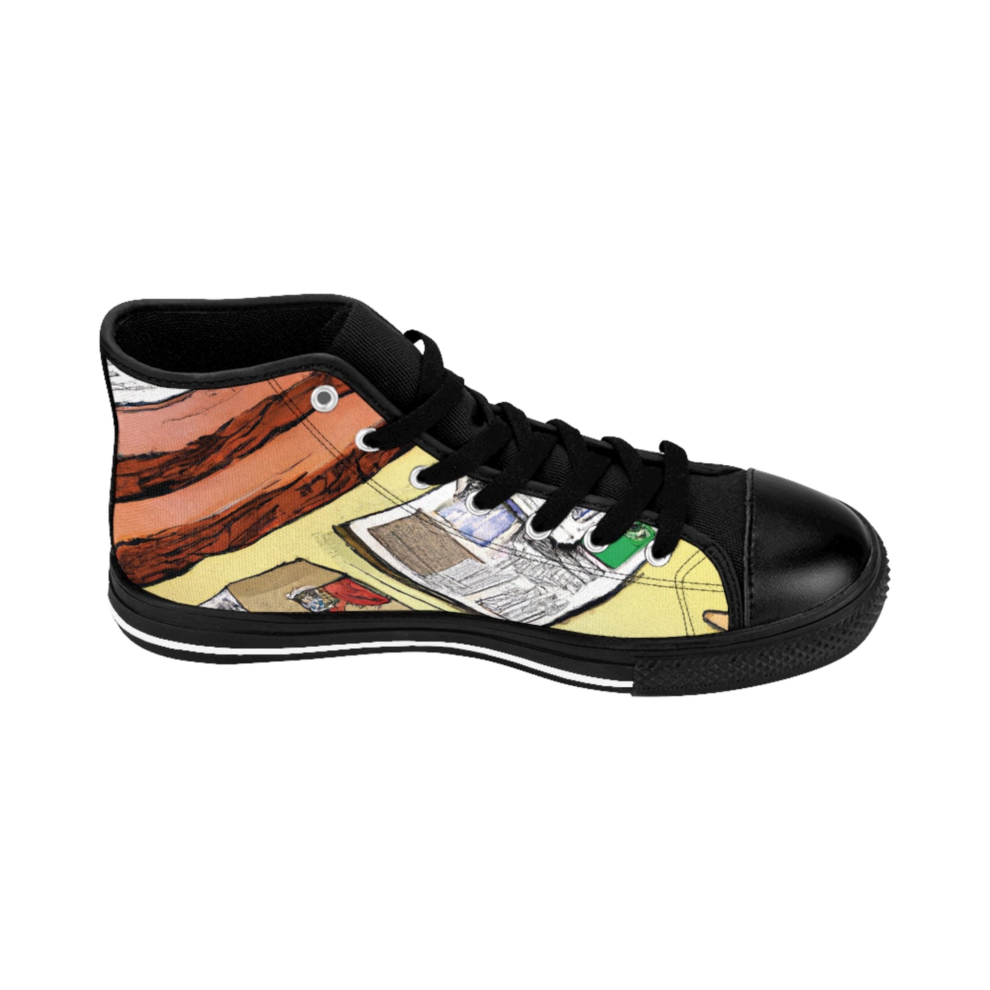 Monielle de Chadoux - Comic Book Hi Tops