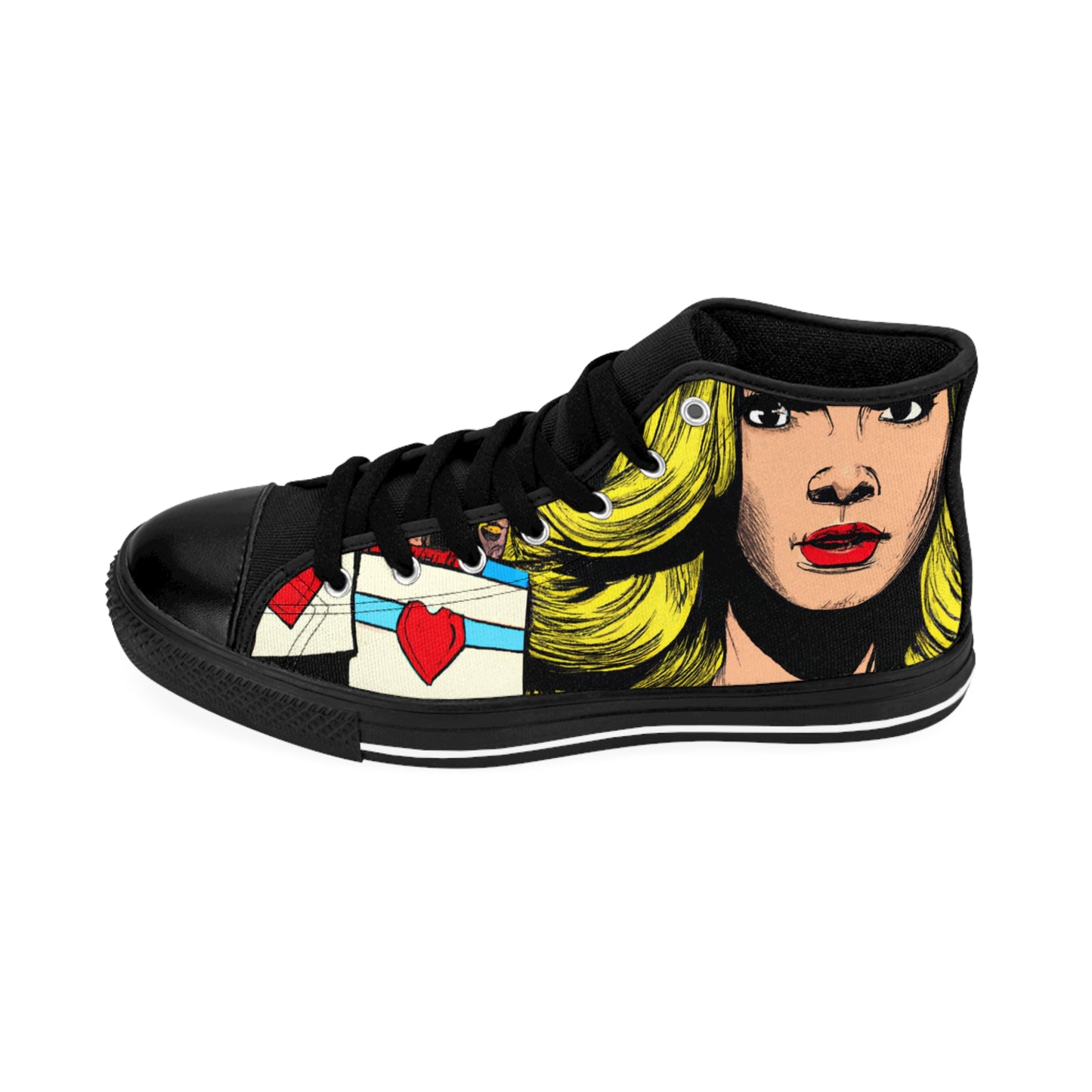 Sir Emanuell de la Suede - Comic Book Hi Tops