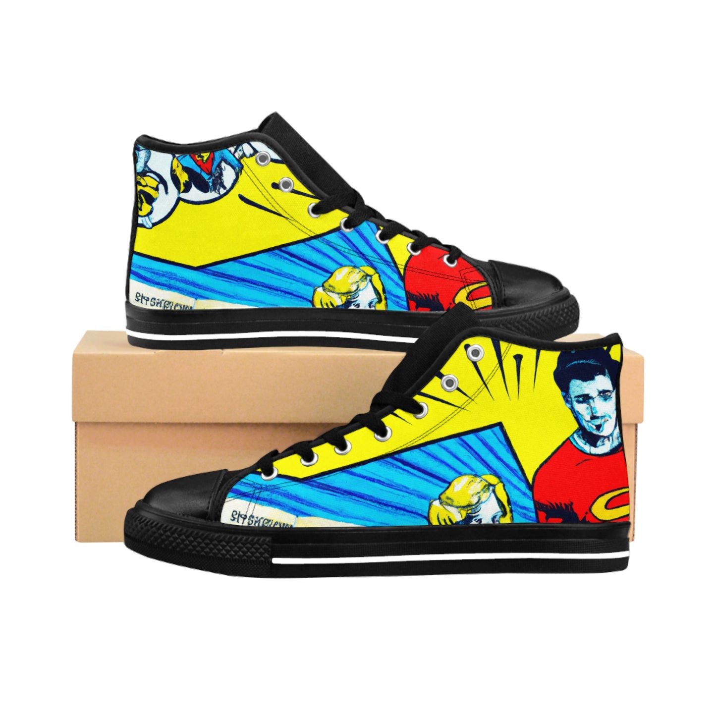 .

Hildegard Shoe-smith - Comic Book Hi Tops