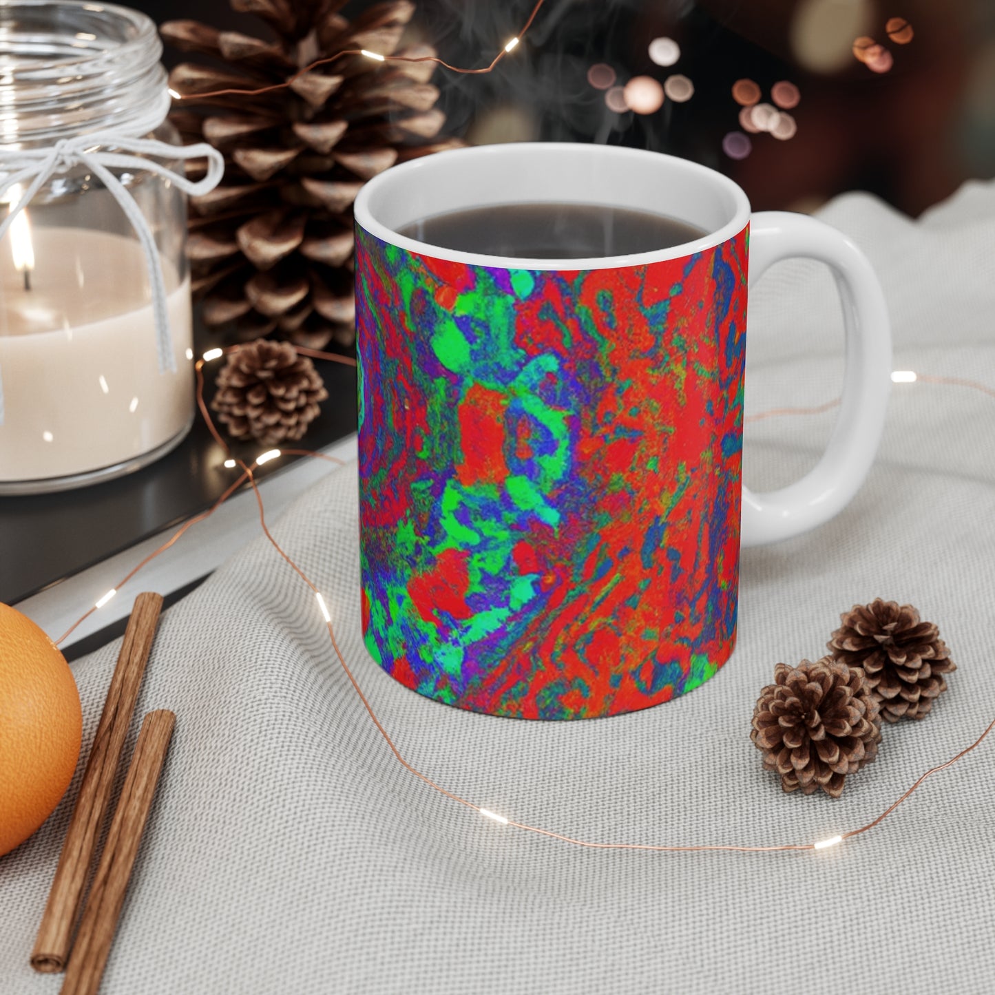 Robinson's Roasters - Psychedelic Coffee Cup Mug 11 Ounce