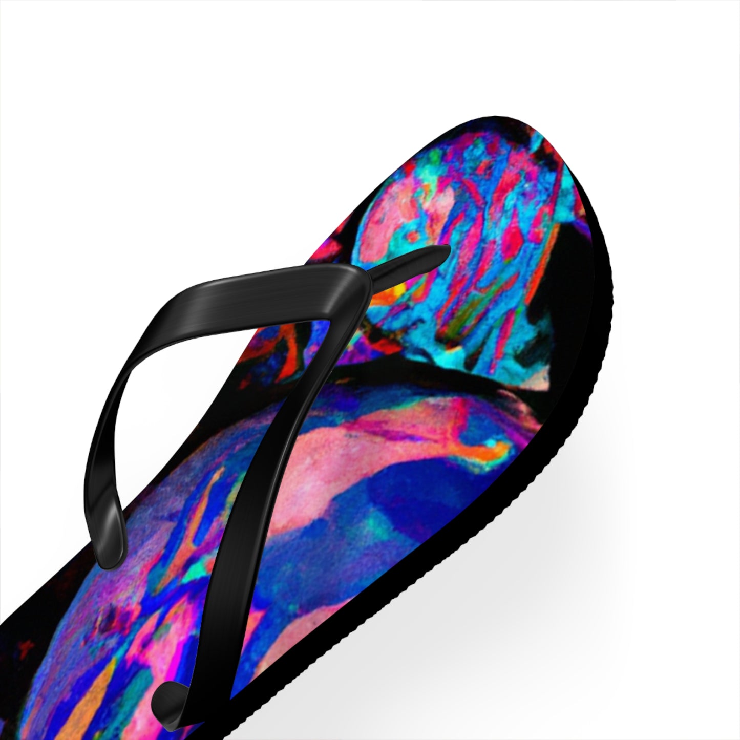 Caroline Craddock - Psychedelic Trippy Flip Flop Beach Sandals