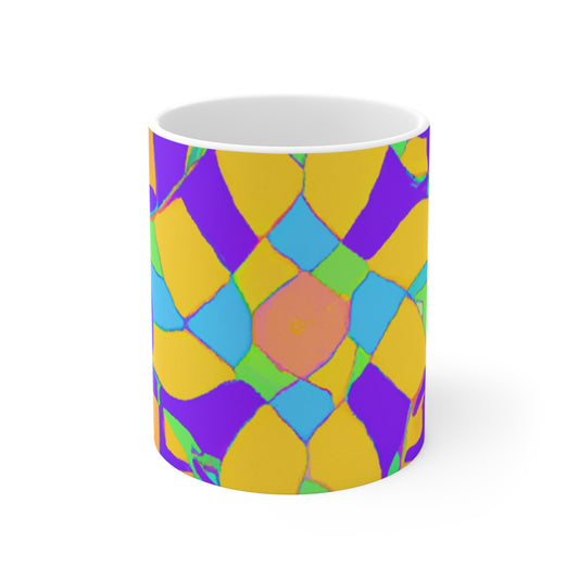 Joe's Java - Psychedelic Coffee Cup Mug 11 Ounce