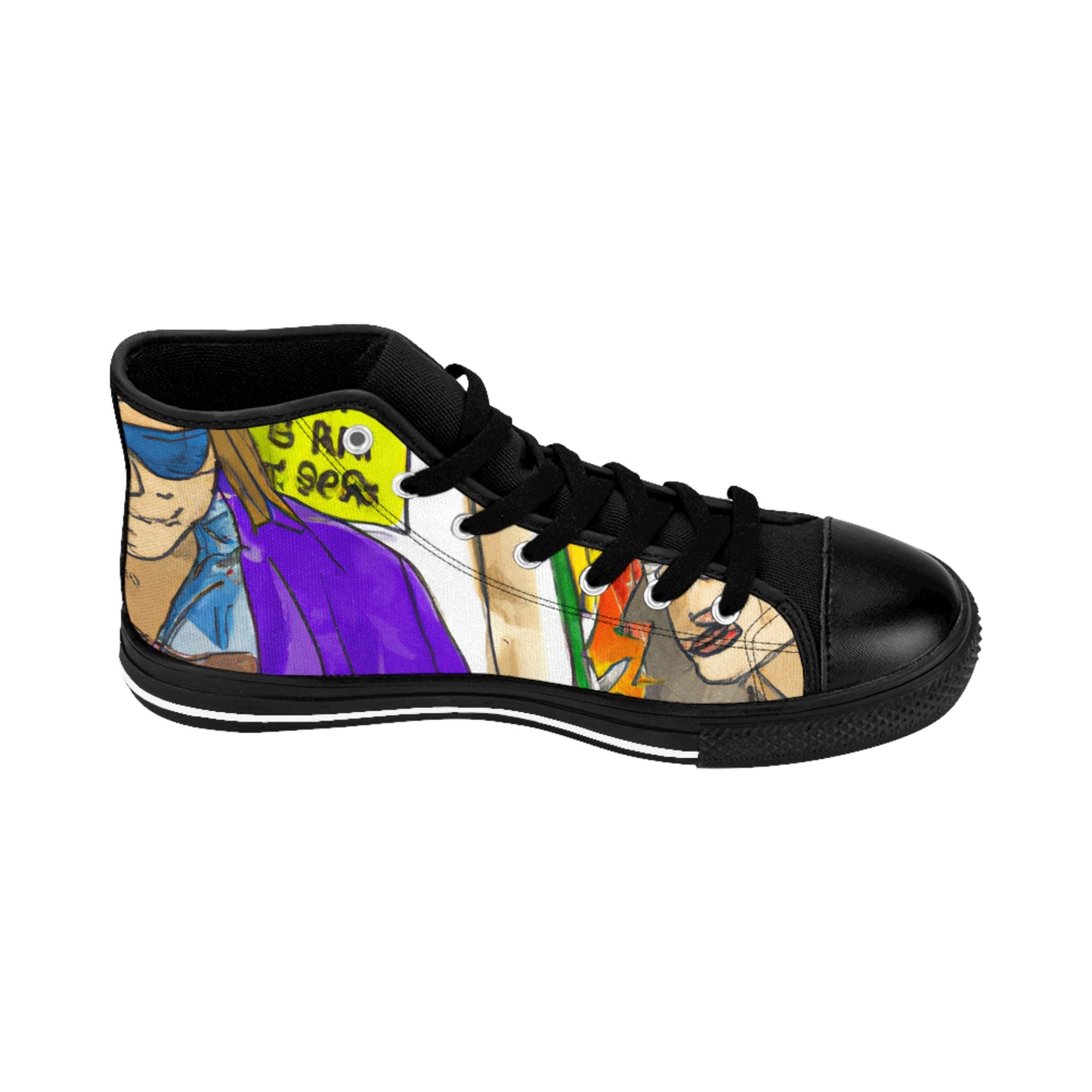 Sir Edwin Shoesworth - Comic Book Hi Tops