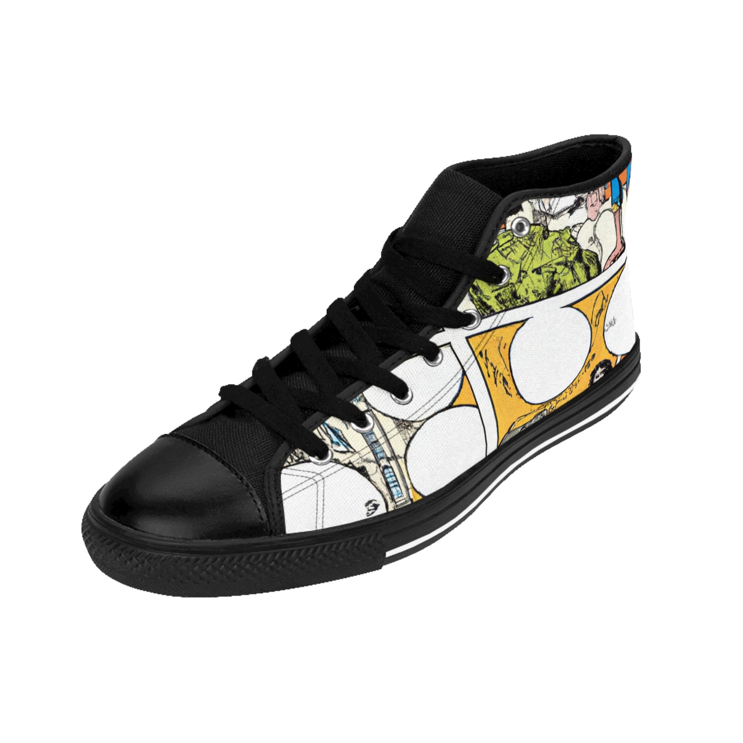 .

Hildebert the Shoemaker - Comic Book Hi Tops