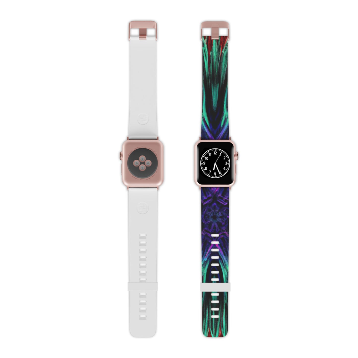 Henry or Henrietta Hurlburt - Trippy Hippy Boho Psychedelic Apple Wrist Watch Band