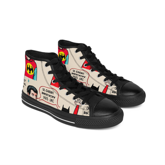 Sir Cleopatros of the Boot - Comic Book Hi Tops