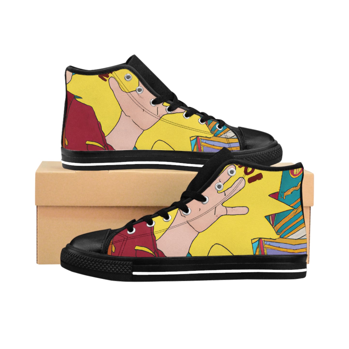 .

Bertrada of Bologna - Comic Book Hi Tops