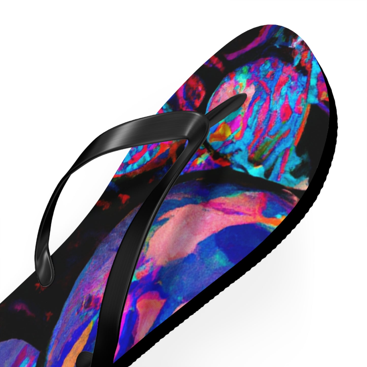 Caroline Craddock - Psychedelic Trippy Flip Flop Beach Sandals