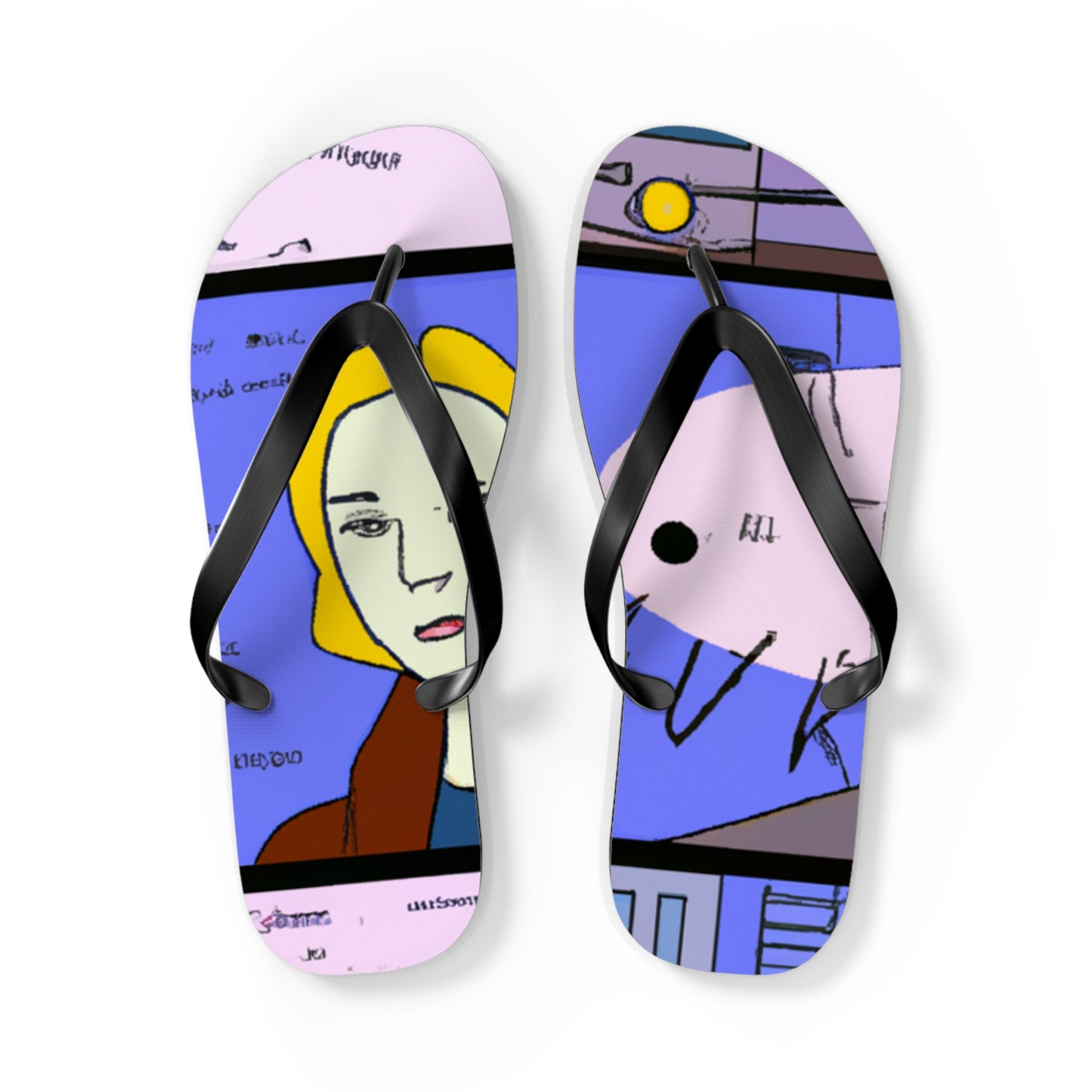 Lina Scarlet. - Comics Collector Flip Flop Beach Sandals