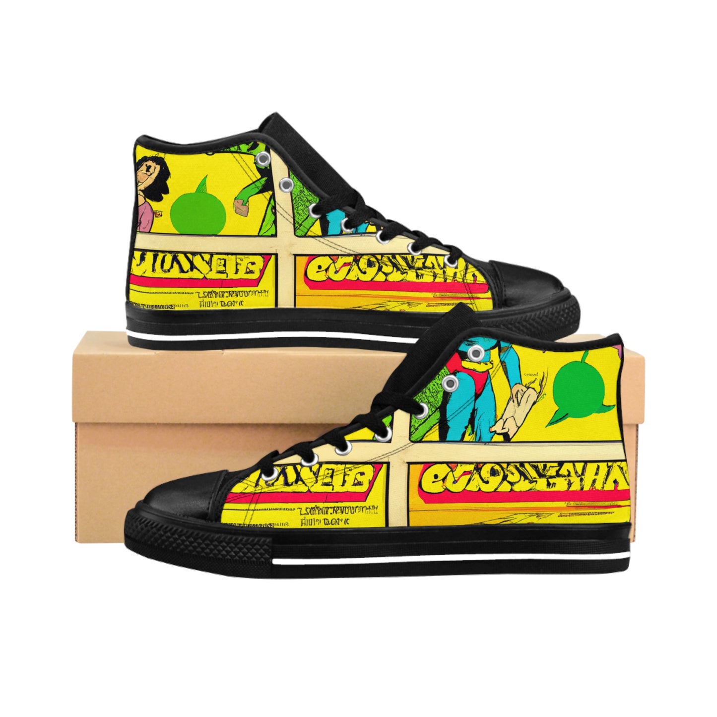 .

Gwendolyn FitzKicks - Comic Book Hi Tops