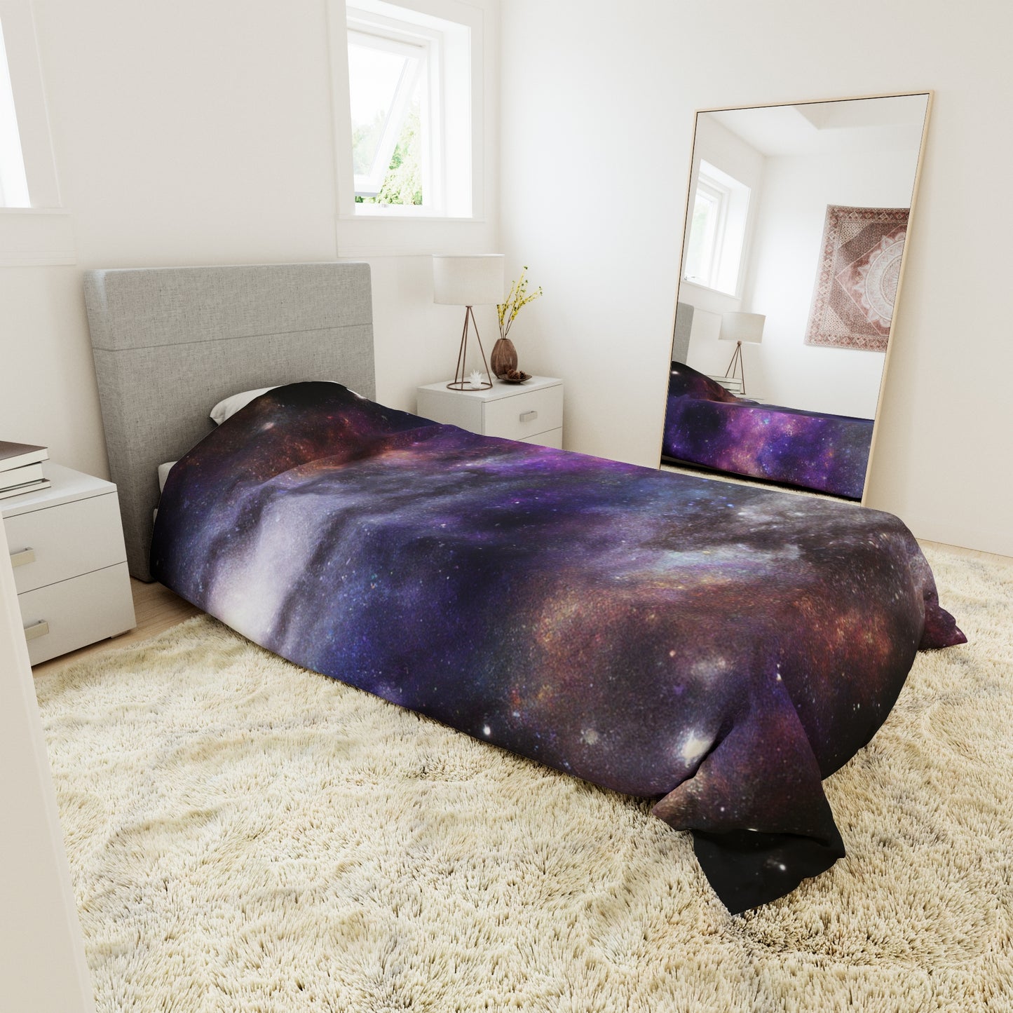 .

Sparkles the Star Dreamer - Astronomy Duvet Bed Cover
