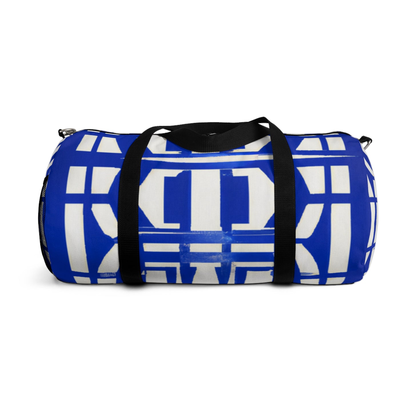 Nathaniel Coffeebean - Geometric Pattern Duffel Travel Gym Luggage Bag