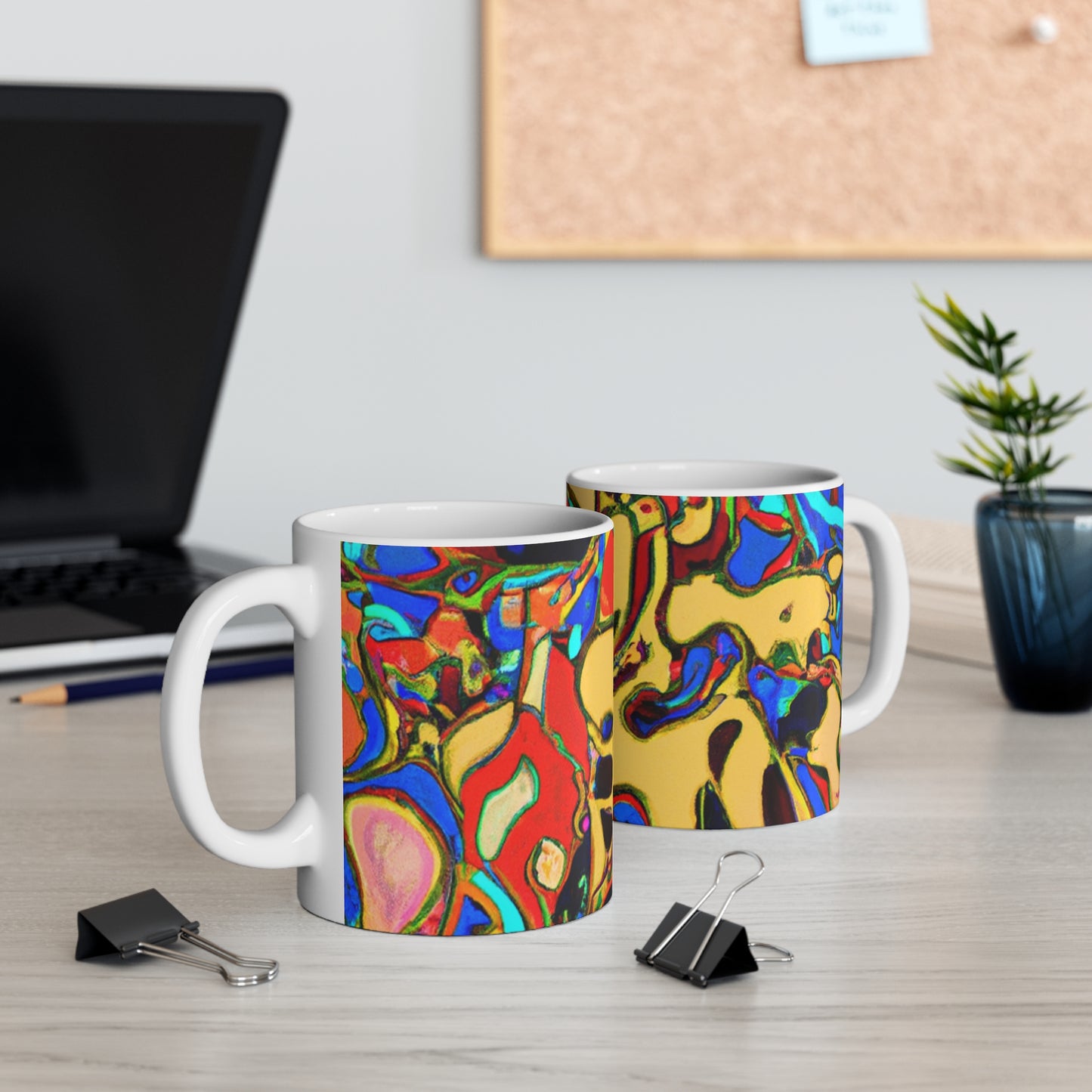 Rocco's Roast - Psychedelic Coffee Cup Mug 11 Ounce