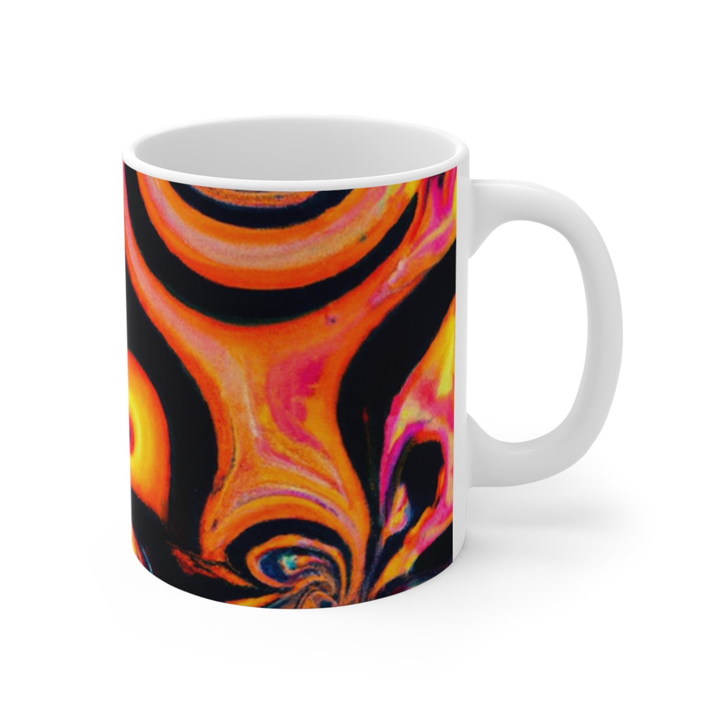 Jack's Supreme Coffeeworks - Psychedelic Coffee Cup Mug 11 Ounce