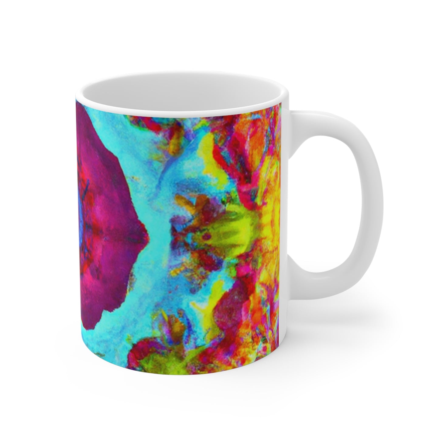 Jenny's Java - Psychedelic Coffee Cup Mug 11 Ounce