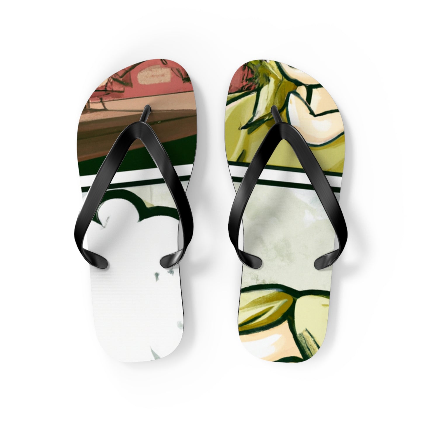 Erica Torchlight - Comics Collector Flip Flop Beach Sandals