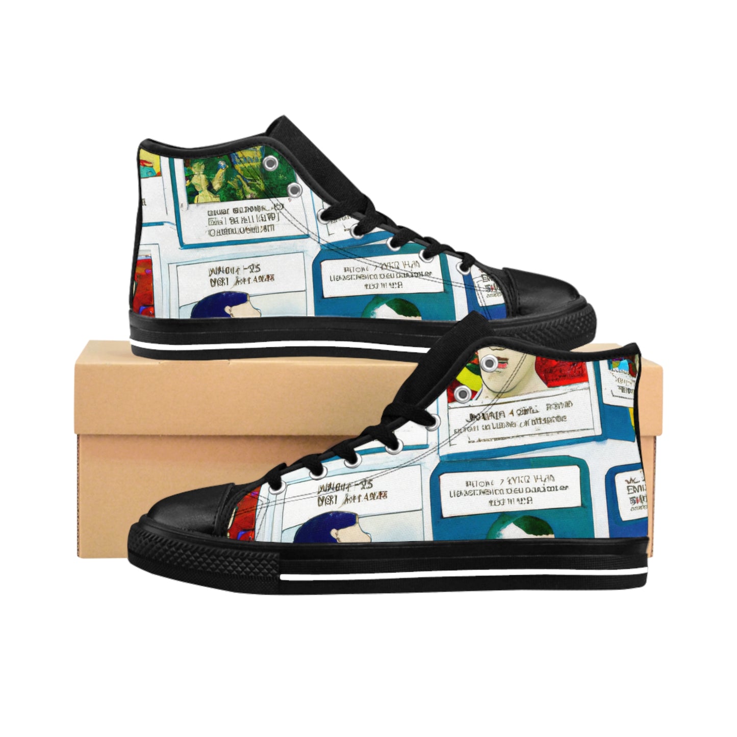 .

Kieran the Shoemaker - Comic Book Hi Tops