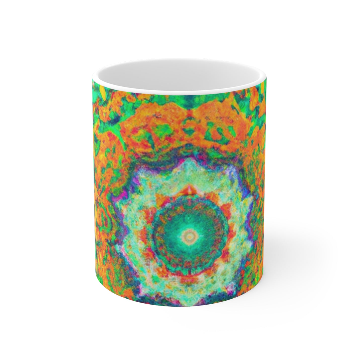 Jo's Java - Psychedelic Coffee Cup Mug 11 Ounce