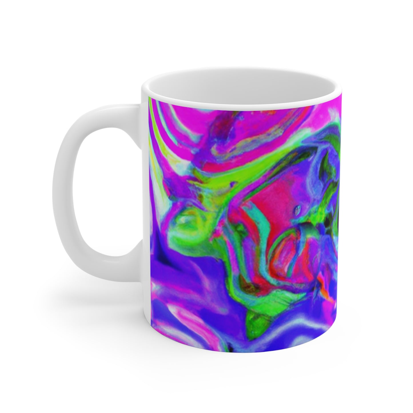 Sunnyside Brand Coffee - Psychedelic Coffee Cup Mug 11 Ounce