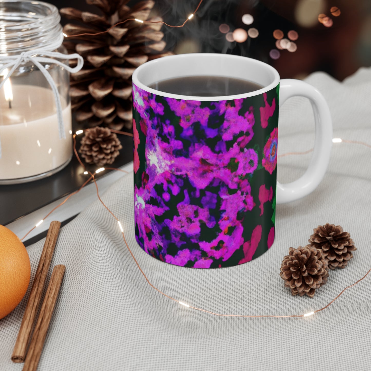 Earlie's Coffee Roasters - Psychedelic Coffee Cup Mug 11 Ounce