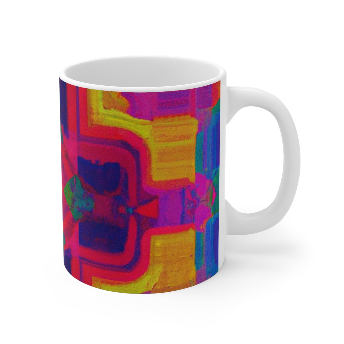 Java Joe's Coffee Roasters - Psychedelic Coffee Cup Mug 11 Ounce