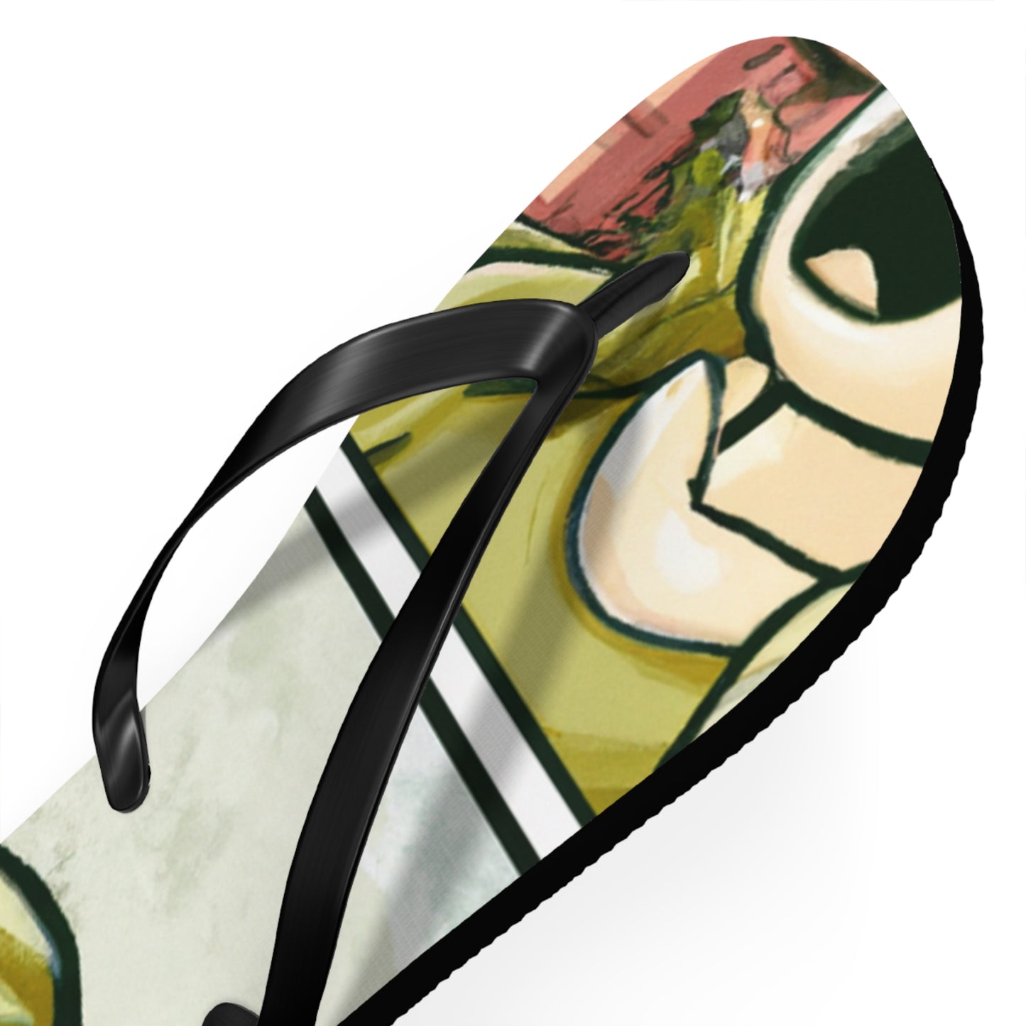 Erica Torchlight - Comics Collector Flip Flop Beach Sandals