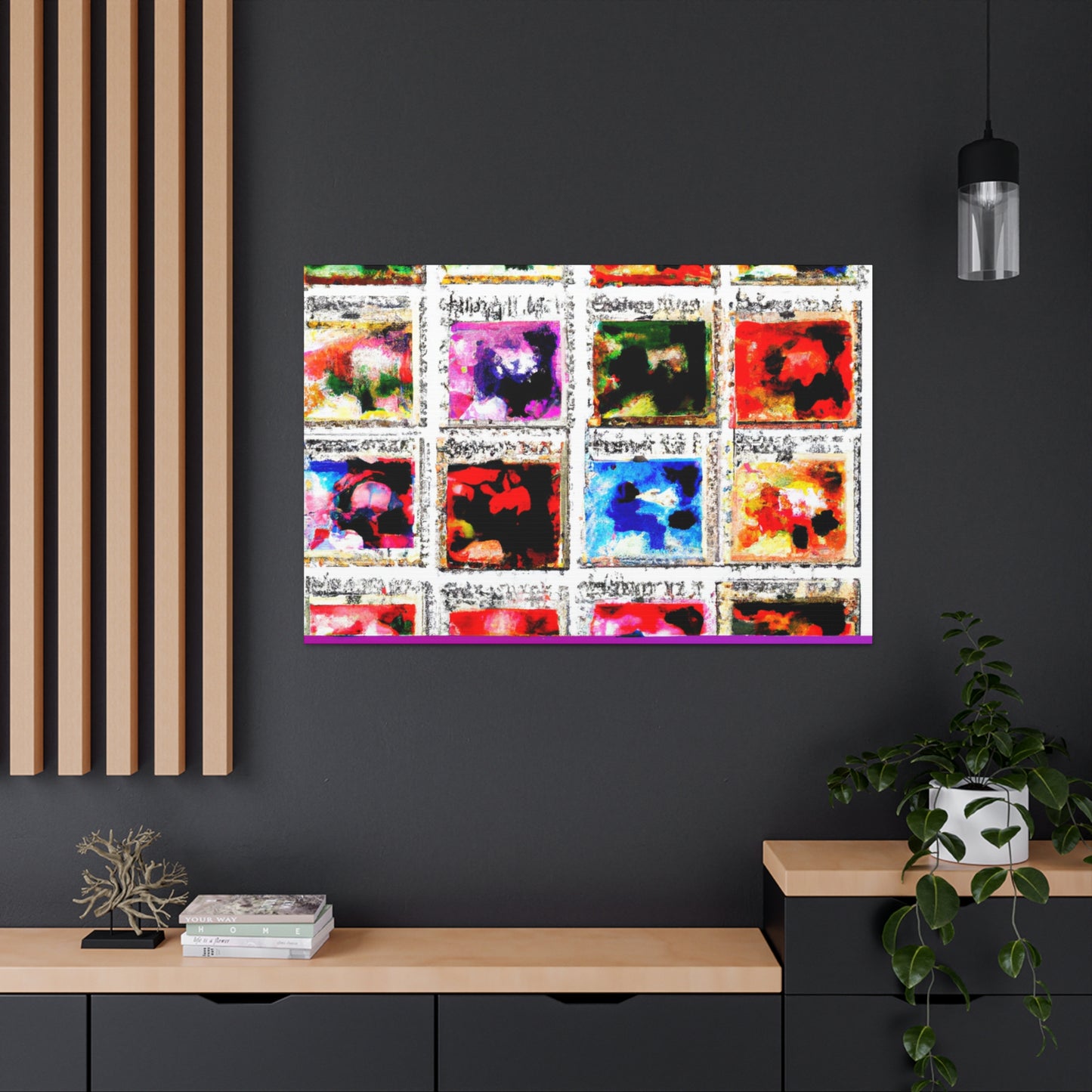 Global Forever Stamps - Postage Stamp Collector Canvas Wall Art