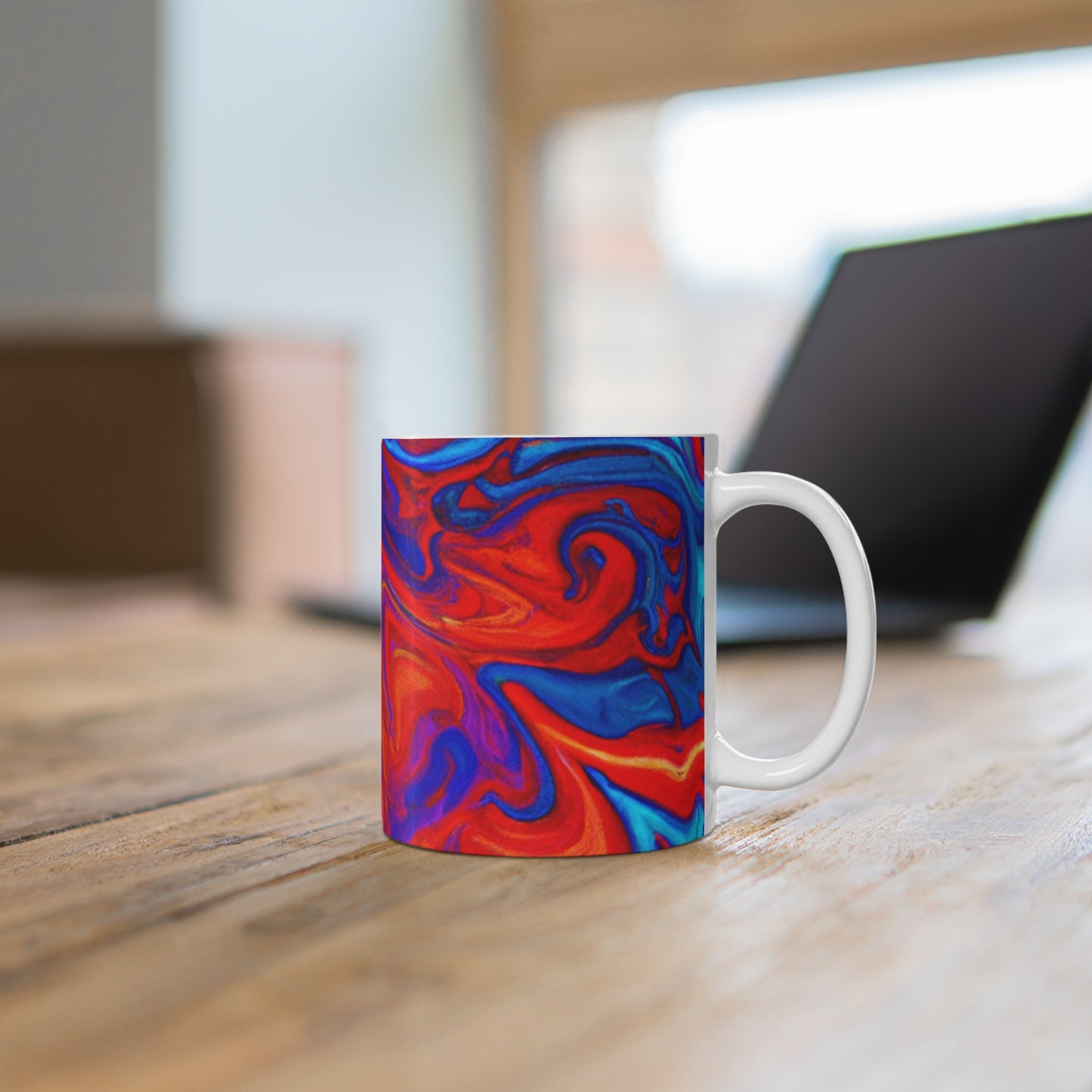 Java Joe's Coffee Roasting Co. - Psychedelic Coffee Cup Mug 11 Ounce