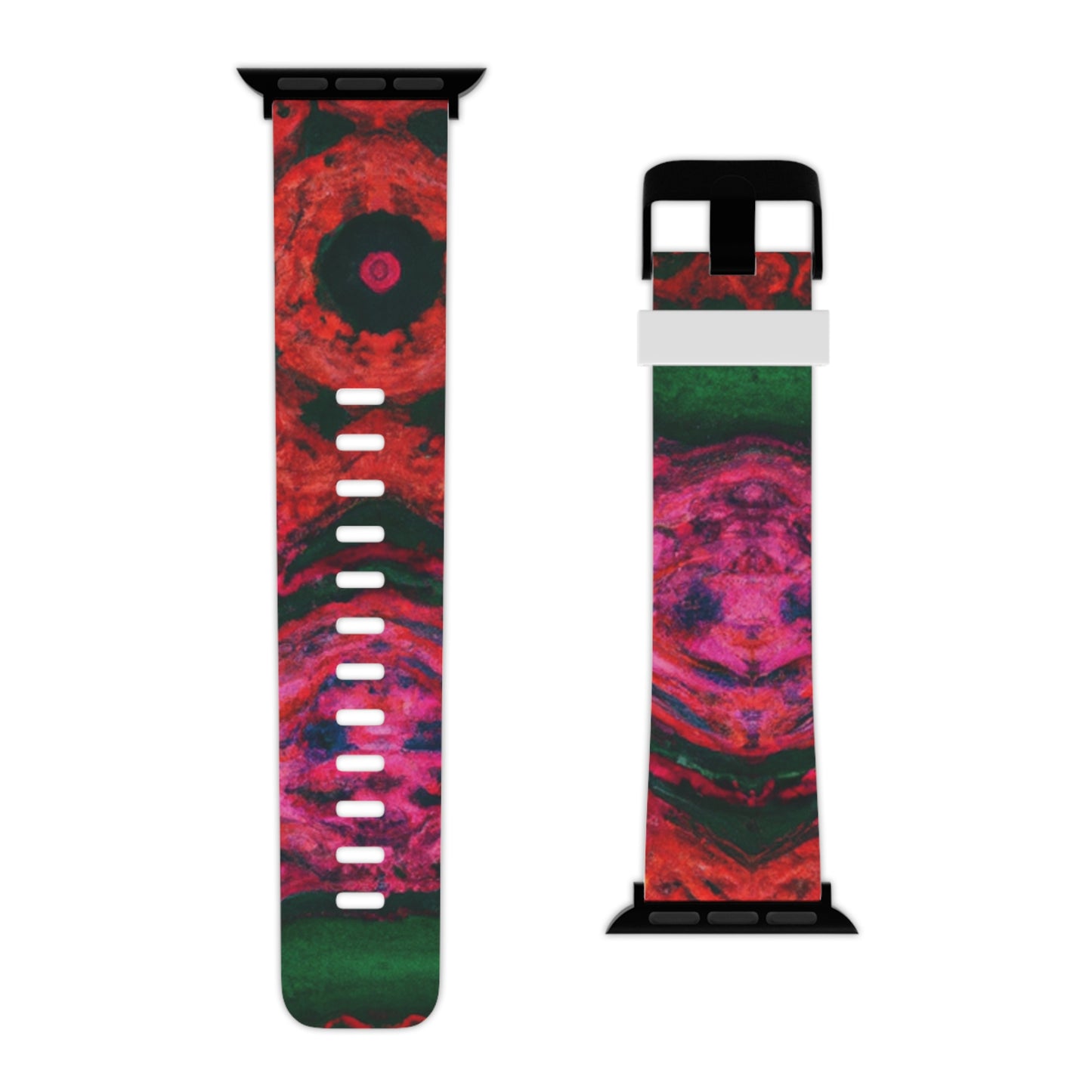 Adelaide Miller - Trippy Hippy Boho Psychedelic Apple Wrist Watch Band