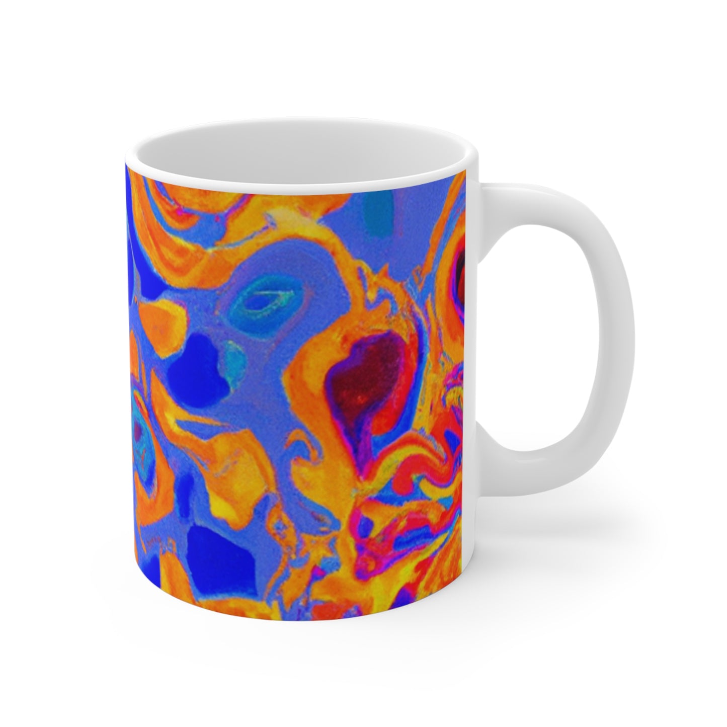 Old Brown Java - Psychedelic Coffee Cup Mug 11 Ounce