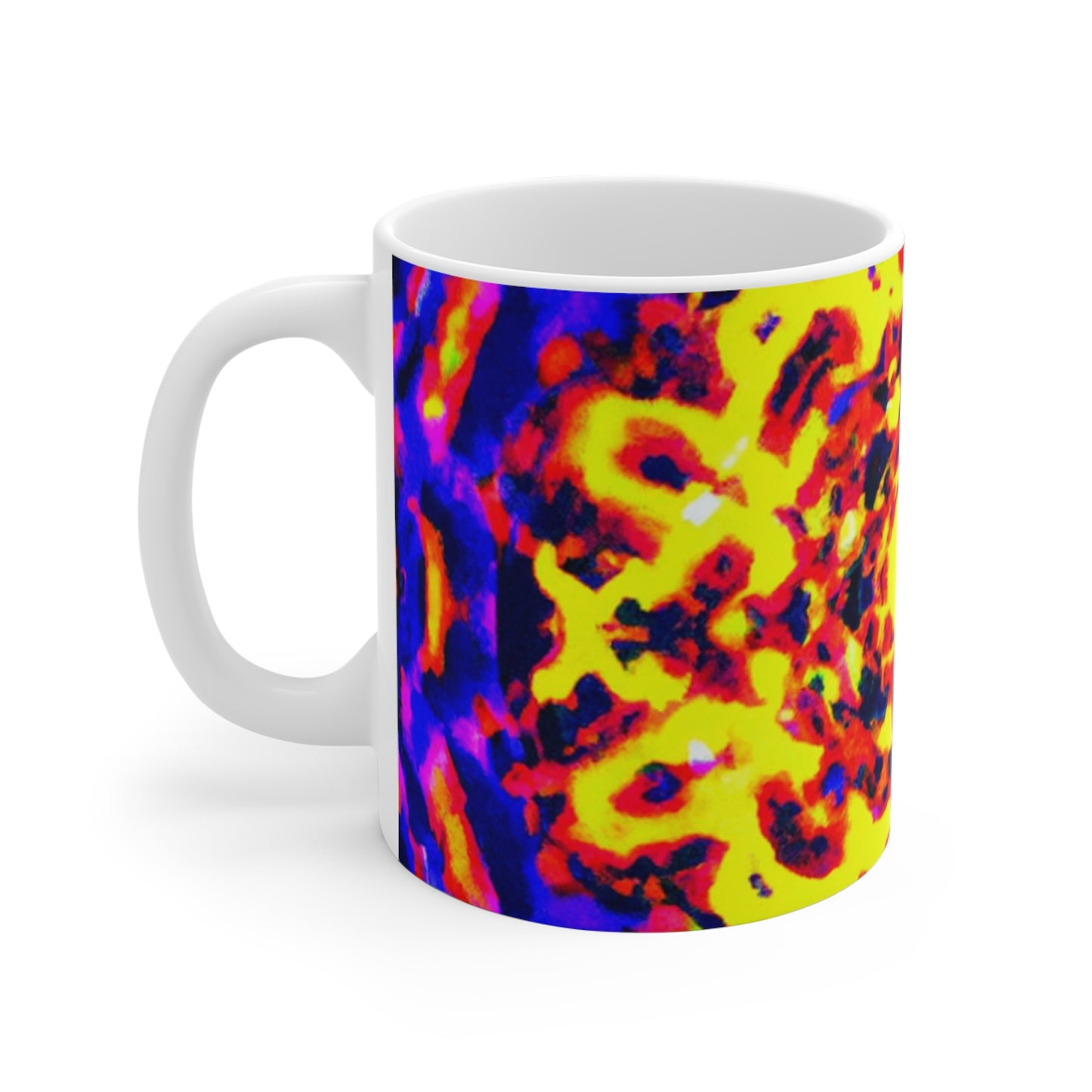 Coffeeline by Cuppycakes - Psychedelic Coffee Cup Mug 11 Ounce