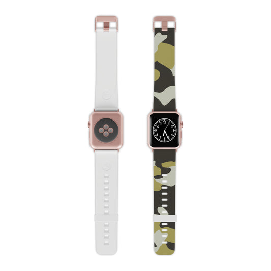 Dorothy Cormack - Camouflage Apple Wrist Watch Band