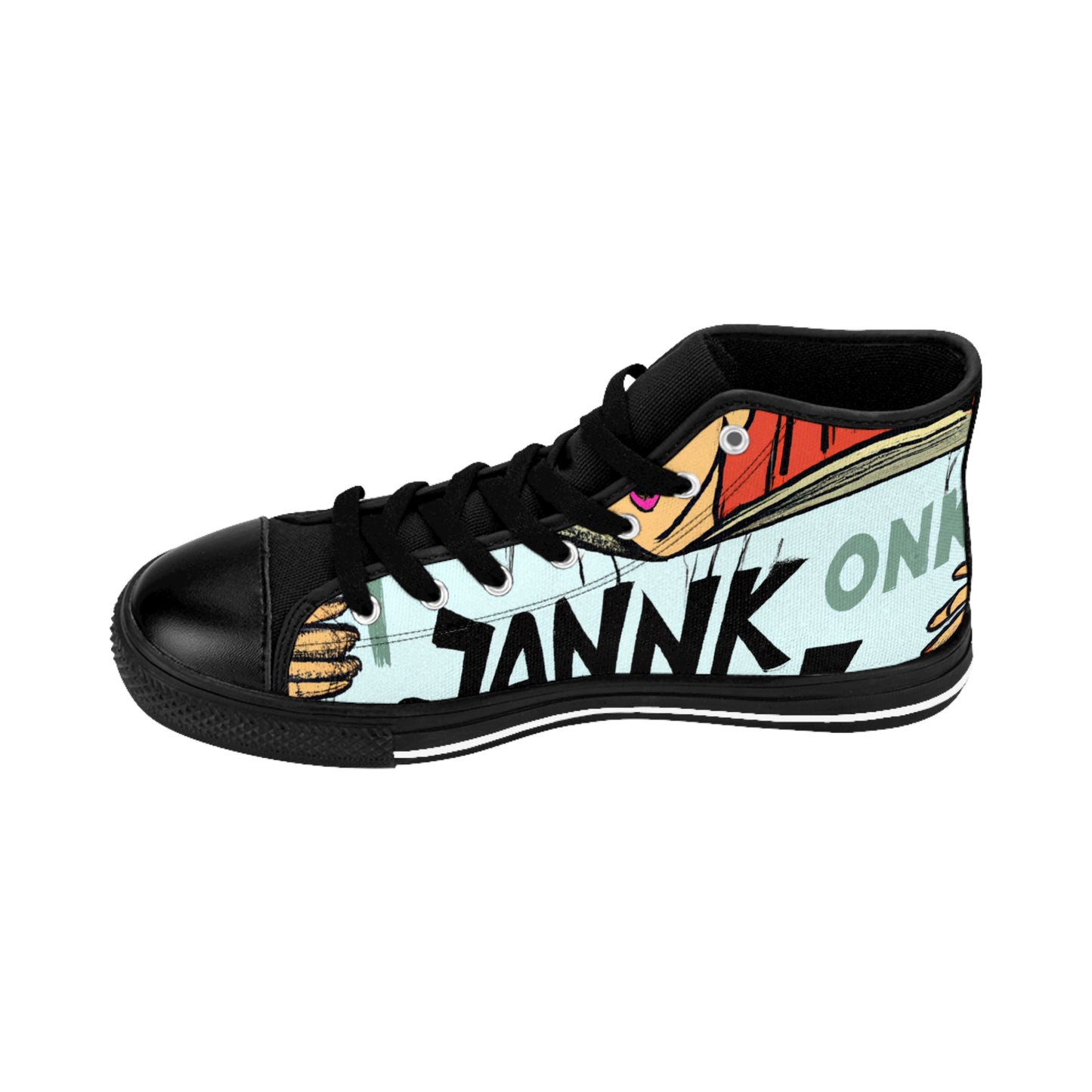 Merlita of Madrid - Comic Book Hi Tops