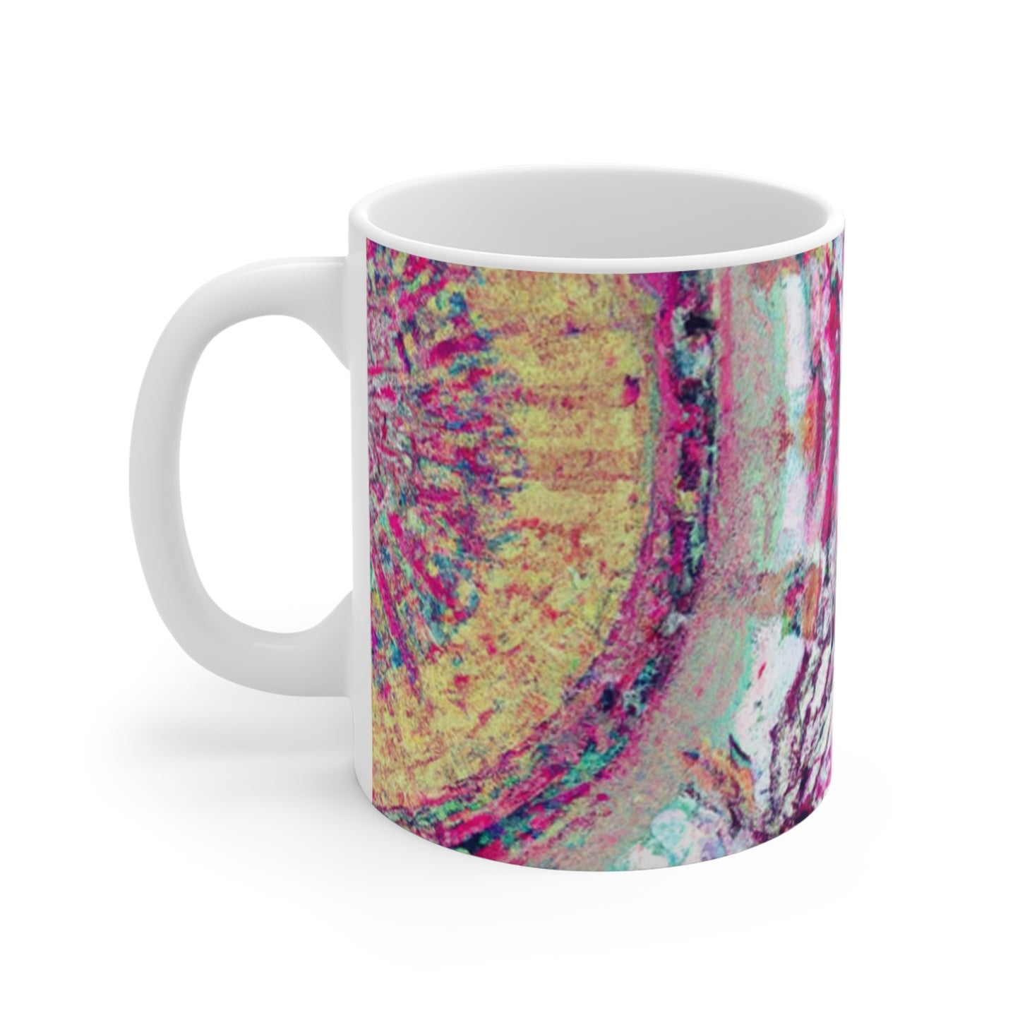 Beauregard's Roasts - Psychedelic Coffee Cup Mug 11 Ounce